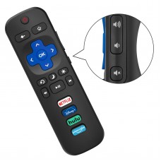 LOUTOC Replacement RC280 RC282 Compatible with TCL-Roku-TV-Remote, Universal TV Remote for Roku Hisense, Onn, Sharp, Philips TVs with Netflix, Sling, Hulu, Now Buttons
