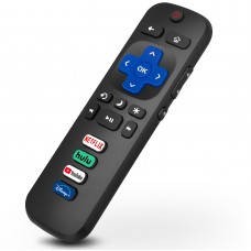 RC280 RC282 Replacement for TCL-ROKU-TV-Remote, for TCL Roku Smart 4K LED TV with Buttons for Netflix, Disney, Hulu and Roku Channel