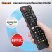 Loutoc Replacement Remote Control AKB75095308 for LG OLED, LED, UHD 4K, QNED MiniLED, NanoCell TVS with Netflix Amazon Buttons (AKB74915324 AKB75095307 AKB75375608 AKB75095305)