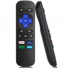 Replacement Remote Control for Roku 1 2 3 4 HD LT XS XD, Roku Express 3900R, Roku Premiere 4620XB 4210XB 3900R - [NOT for Any Roku Stick or Roku TV]