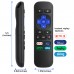 Replacement Remote Control for Roku 1 2 3 4 HD LT XS XD, Roku Express 3900R, Roku Premiere 4620XB 4210XB 3900R - [NOT for Any Roku Stick or Roku TV]