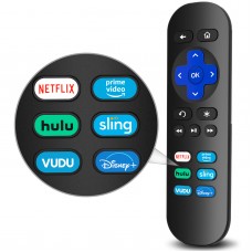 LOUTOC New Replaced Remote Control NOT for Roku Stick and Roku TV, ONLY for Roku Streaming Box, Roku 1/2/3/4 (HD,LT,XS,XD), Roku Express, Roku Premiere…