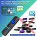 LOUTOC Universal for Roku TV Remote,Replacement for TCL/Hisense/Sharp Roku TV,TV Remote with Netflix Disney+/Hulu/Prime Video Buttons